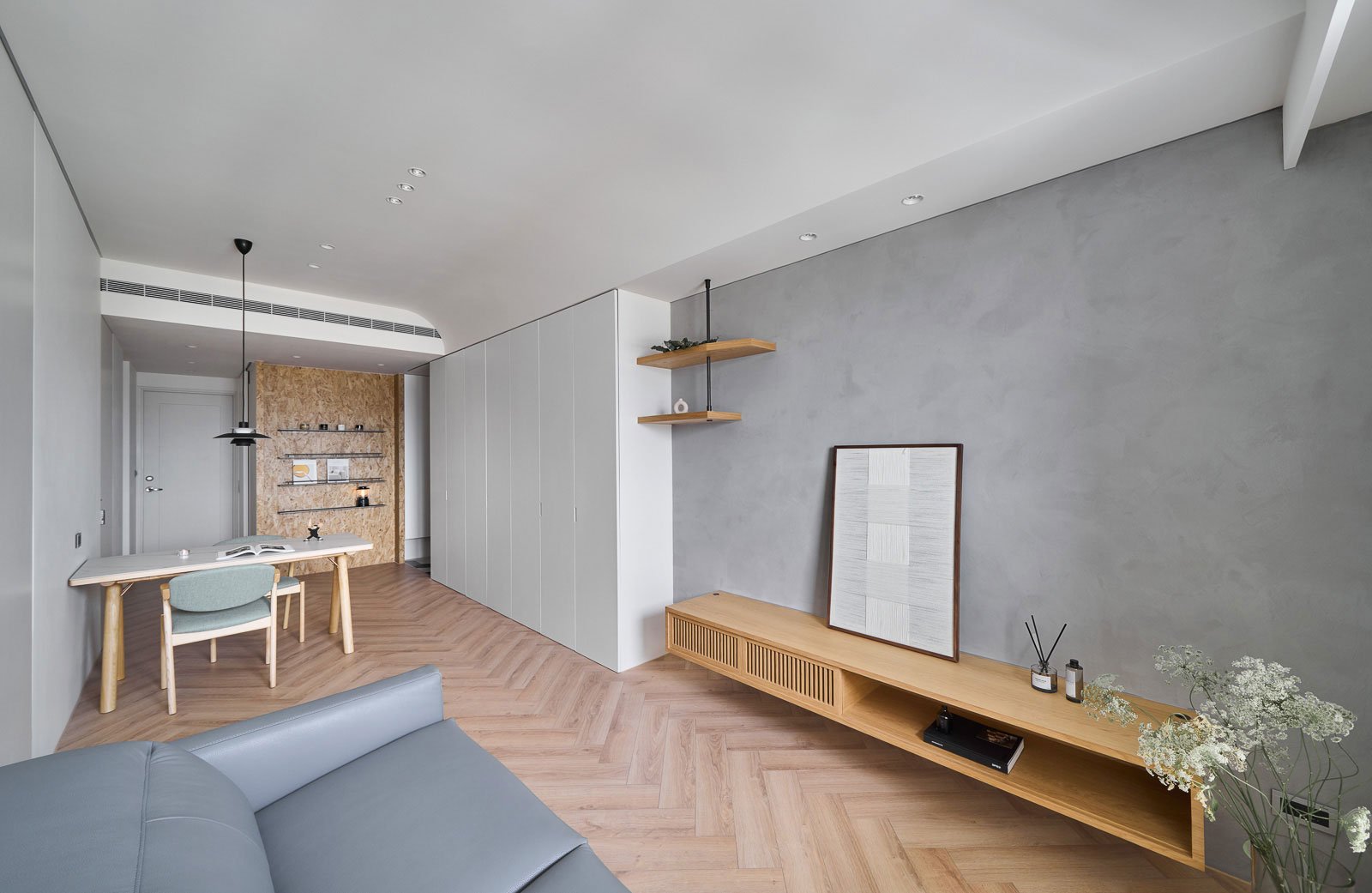 暖築 - 客廳、餐廳